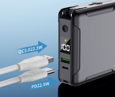 10000mah wireless wall plug powerbank adaptor 2