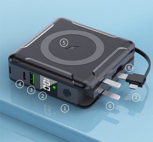 10000mah wireless wall plug powerbank adaptor 3