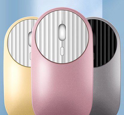 Aluminium Wireless Rounder Mouse 1