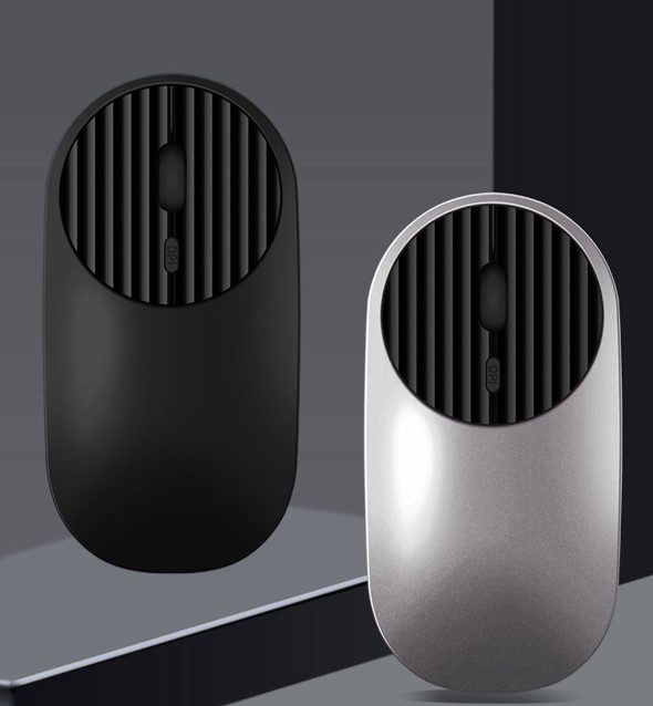 Aluminium Wireless Rounder Mouse 11