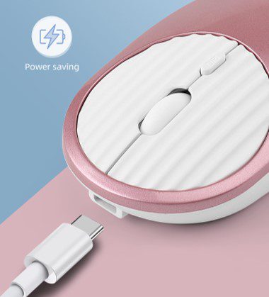 Aluminium Wireless Rounder Mouse 3