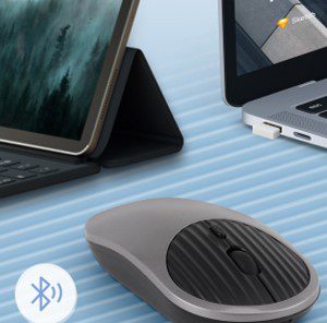 Aluminium Wireless Rounder Mouse 6