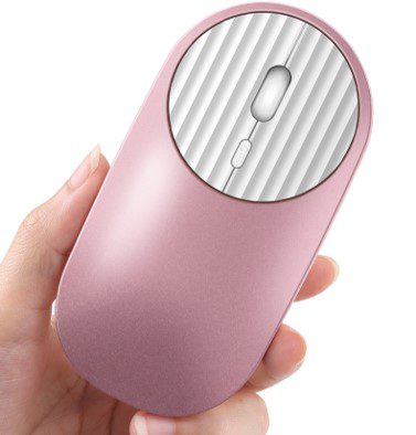 Aluminium Wireless Rounder Mouse 7