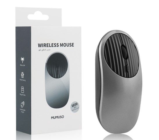 Aluminium Wireless Rounder Mouse 8