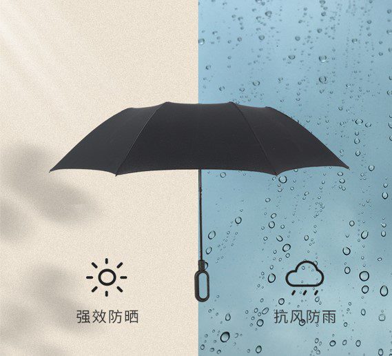 Carabiner Clip on Auto Umbrella 5