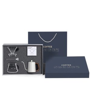 Hand Drip Coffee Maker Gift Set Box 8