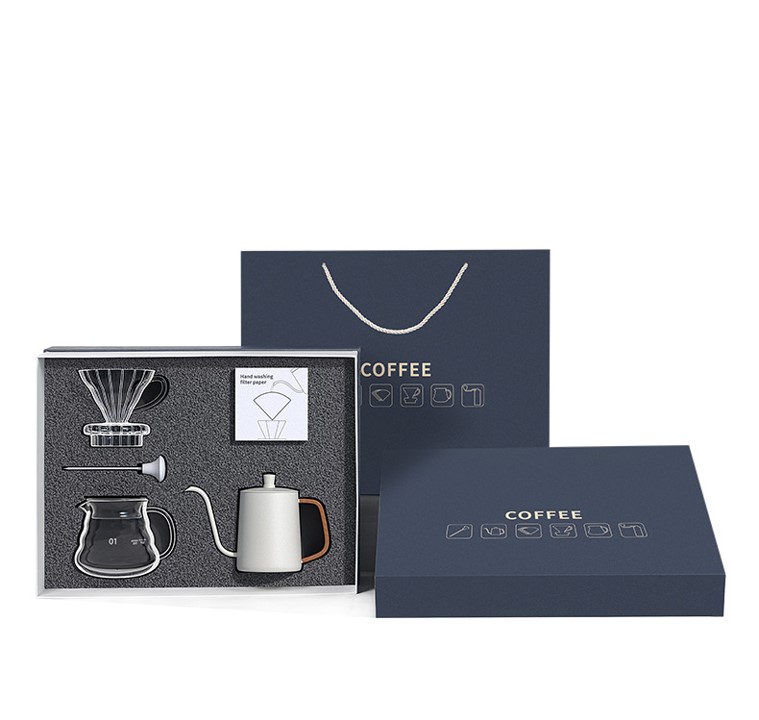 Hand Drip Coffee Maker Gift Set Box 8