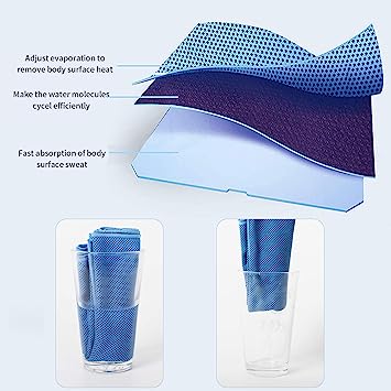 Ice Cooling Silk Towel in Mesh Bag 3