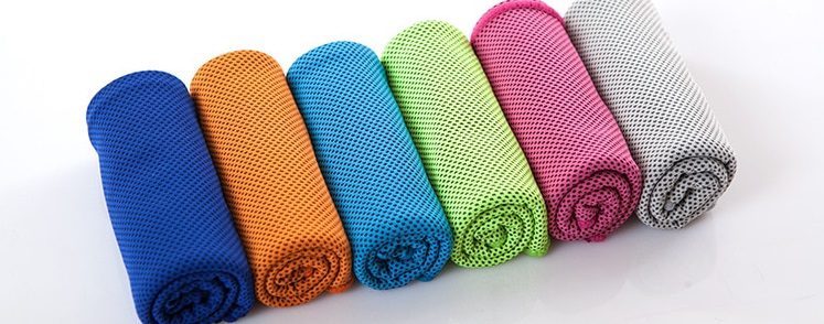 Ice Cooling Silk Towel in Mesh Bag 4