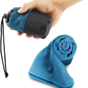 Ice Cooling Silk Towel in Mesh Bag 5