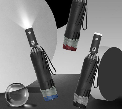 Reflective LED Auto Brolly 10