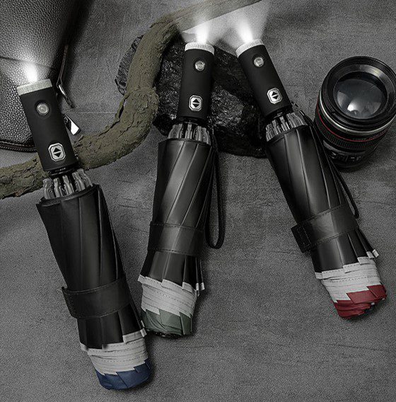 Reflective LED Auto Brolly 13