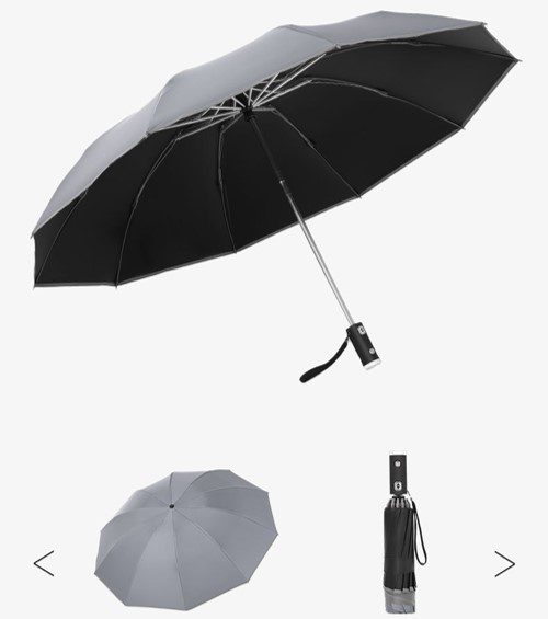 Reflective LED Auto Brolly 15
