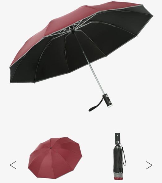 Reflective LED Auto Brolly 2
