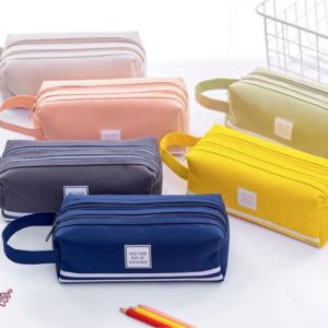 2 Tier Polyester Pencil Case 7