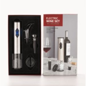 4 Piece Electric Wine Opener Gift Set 9