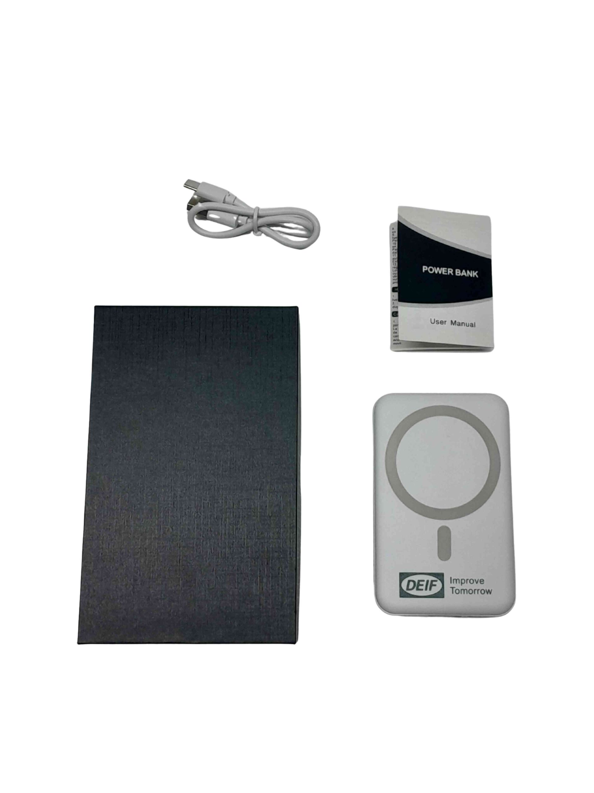 10000mah Flat on Magsafe Cable Wireless Powerbank - Image 13