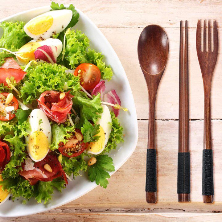 Japanese Bamboo Cutlery Set 5