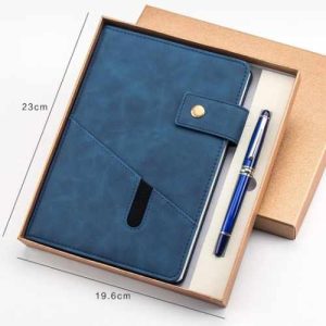 A5 leather Pen Book Gift Set 11