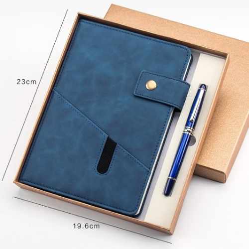 A5 leather Pen Book Gift Set 11