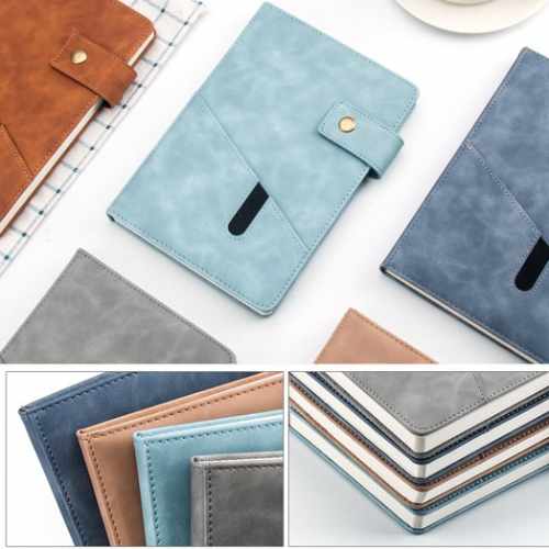 A5 leather Pen Book Gift Set 2