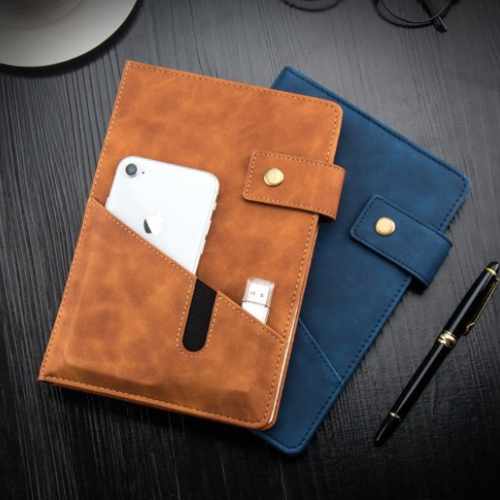 A5 leather Pen Book Gift Set 4