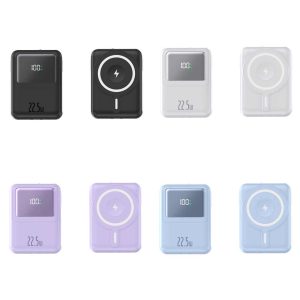 Fast Charging 22.5W In Built cable Wireless 5000mah Powerbank 13