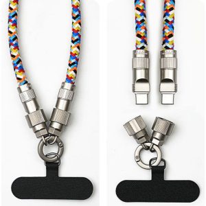 Phone Strap Holder Fast Charging Cable 7