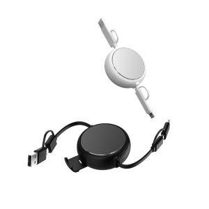 Aluminum Retractable 65 Watt Phone Stand Cable 2