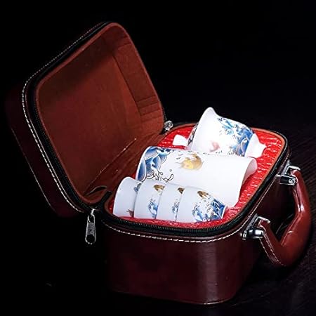 Basic Tea Cup Leather Gift Set 5