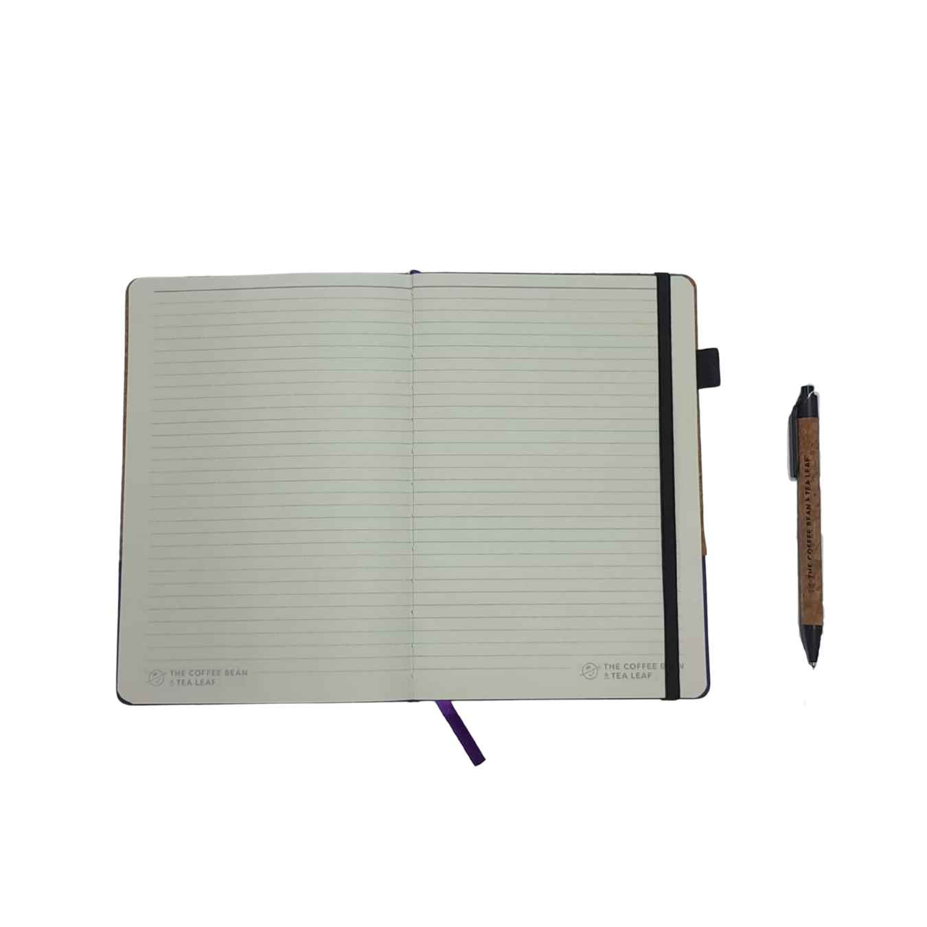 COFFEE BEAN Eco Cork Notebook with Pen 1