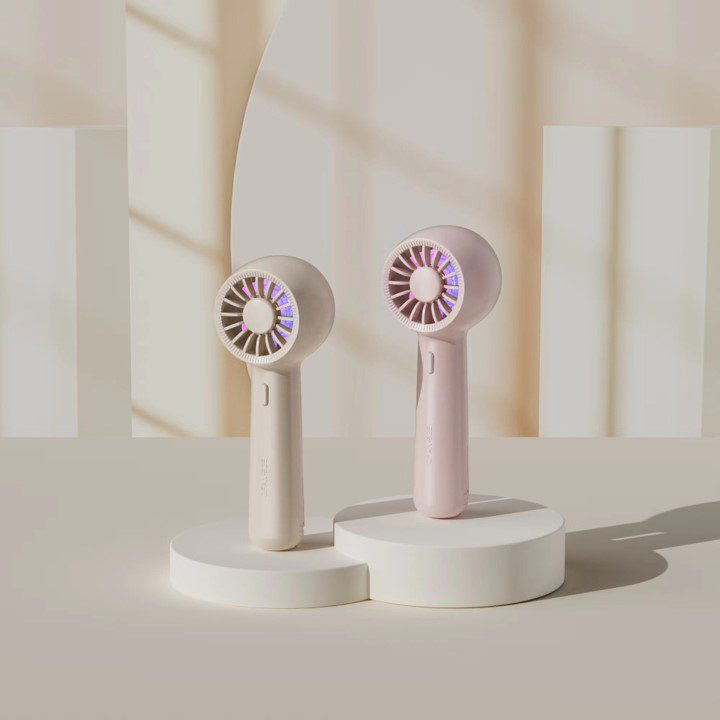 Carabiner Clip Hand Fan 7