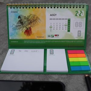 Custom Printed Trifold Calendar Post it Set 8