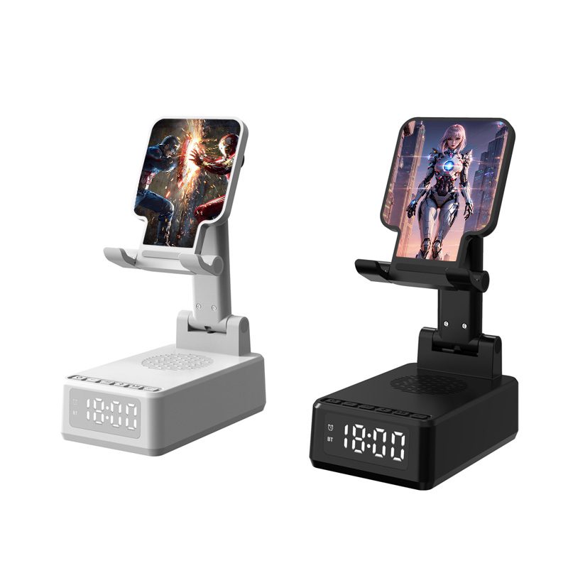 Flexi Wireless Charger Phone Stand Clock 7