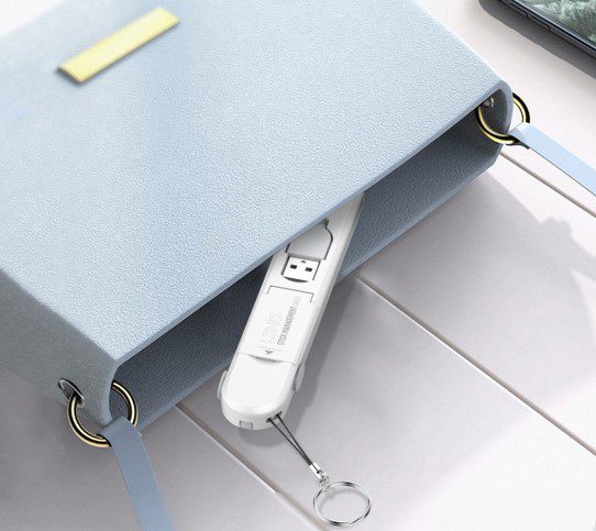 Mini Key Chain Cable Ring 6