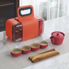 On the Go Carrier Tea Set 10