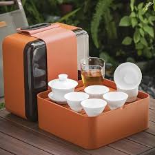 On the Go Carrier Tea Set 2