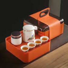 On the Go Carrier Tea Set 3