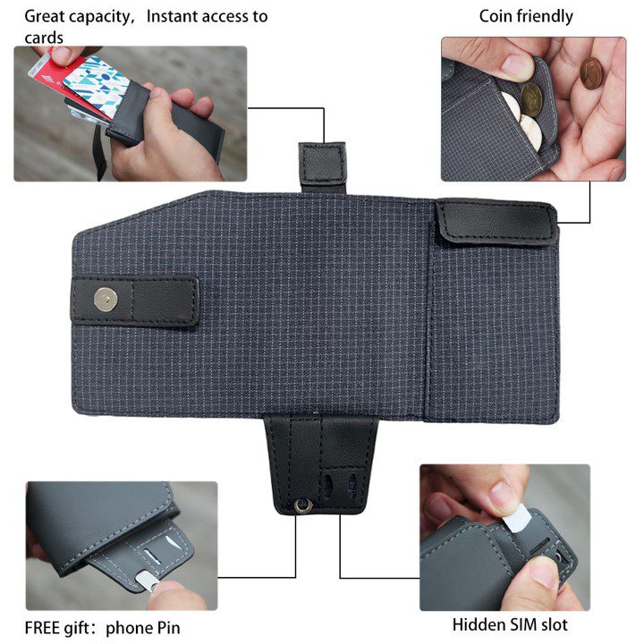 Smart RFID Fold Wallet 6
