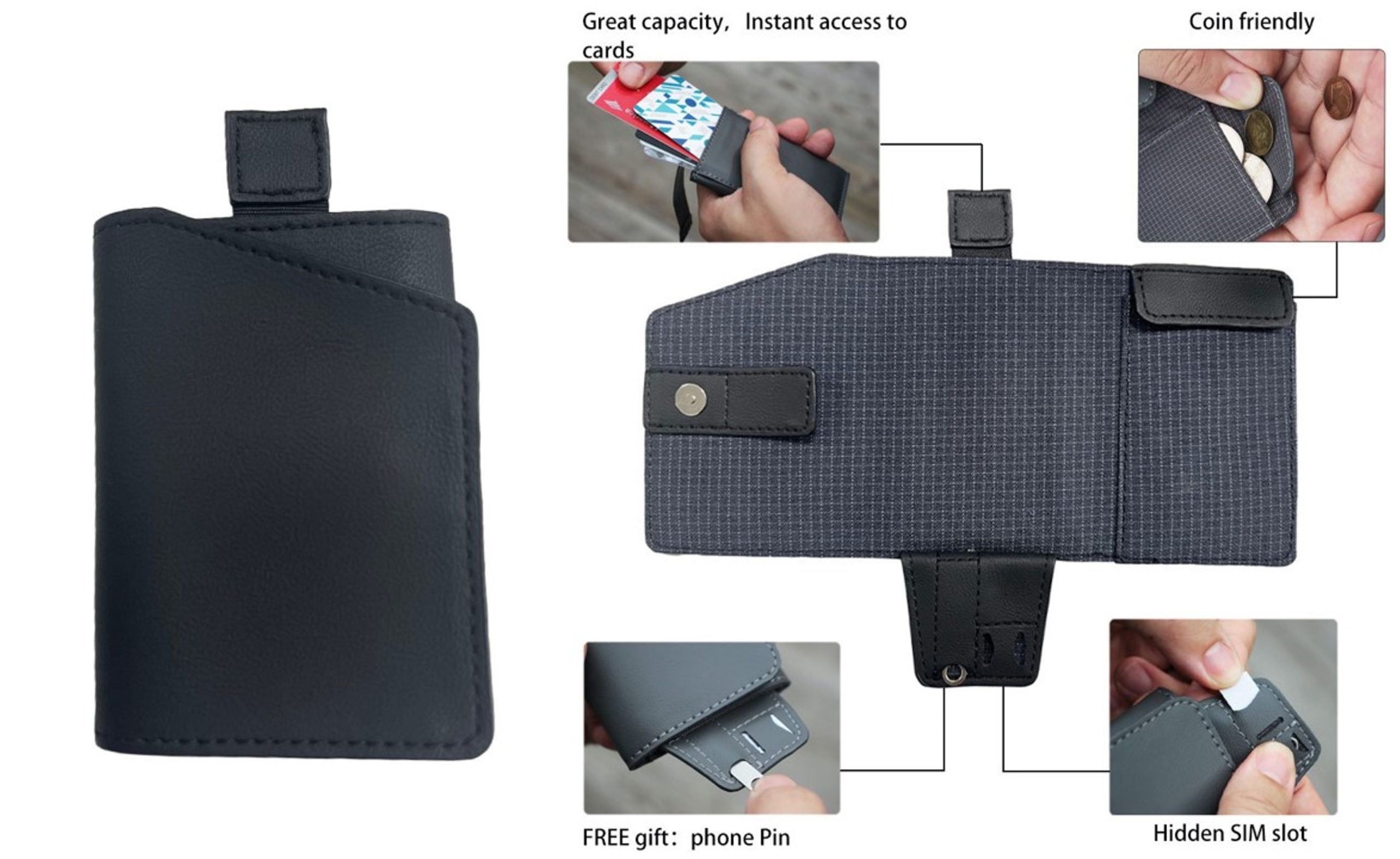Smart RFID Fold Wallet 7 scaled