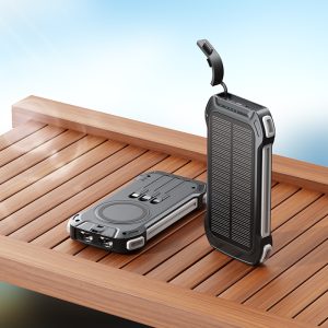 Smart Solar 10000mah In built Cable Wireless Powerbank 18