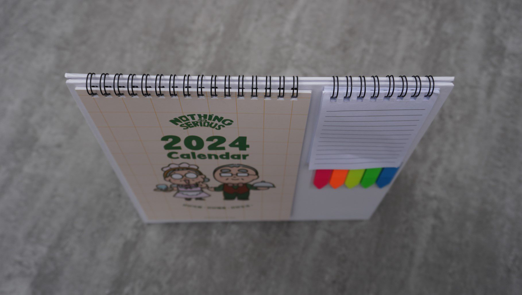 Standee Desktop calendar with Strips 11