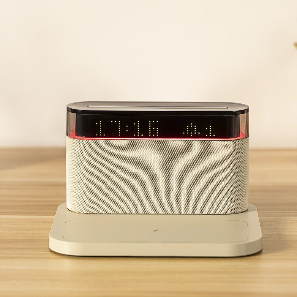 Touch Sensor Light Clock Wireless Charger 2 1