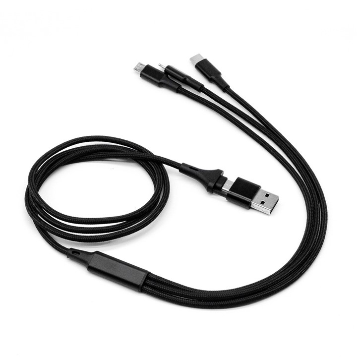 100W Nylon Kevlar Fast Charge Cable 1