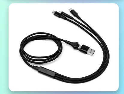 100W Nylon Kevlar Fast Charge Cable 5