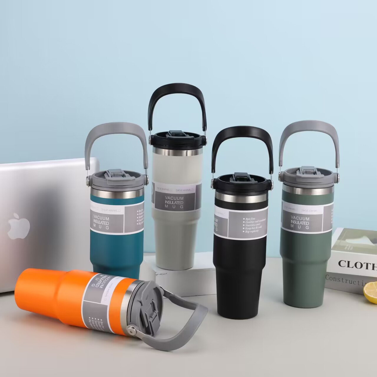 2 Way Flip Stainless Steel Handle Flask 1