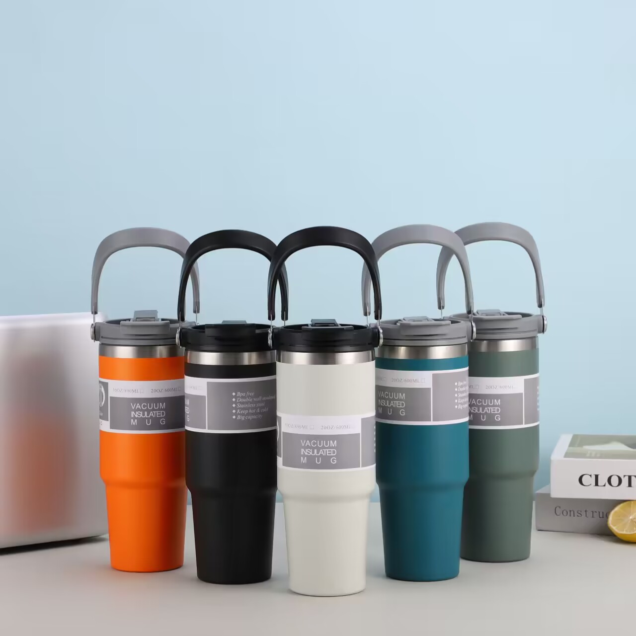 2 Way Flip Stainless Steel Handle Flask 10