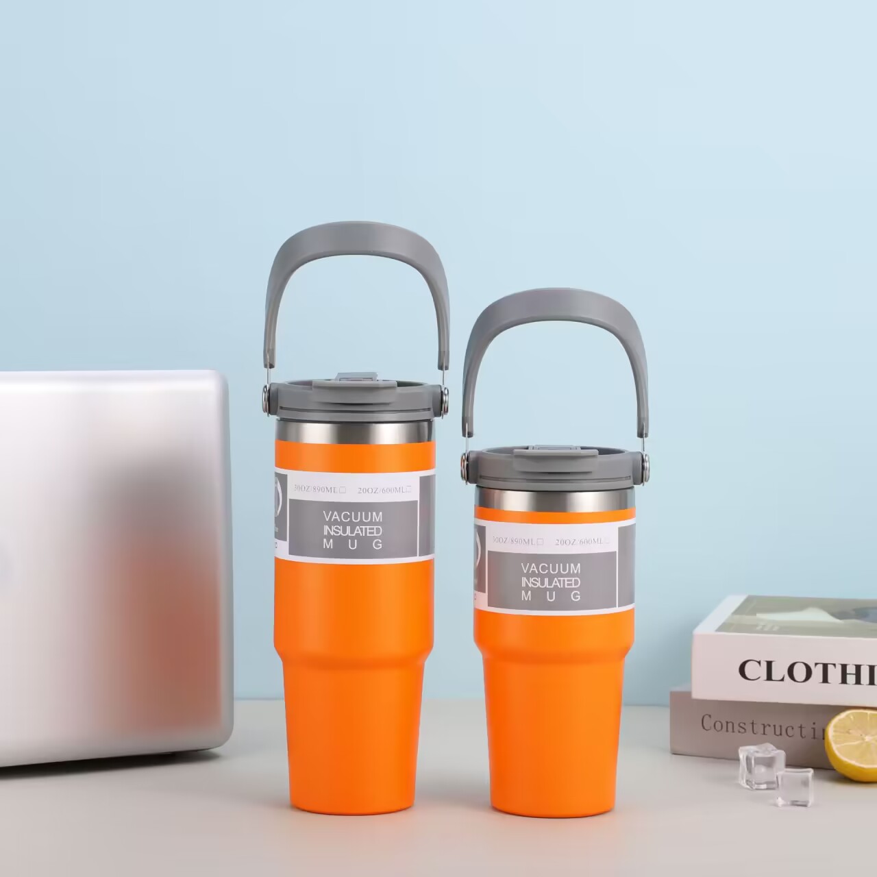 2 Way Flip Stainless Steel Handle Flask 6