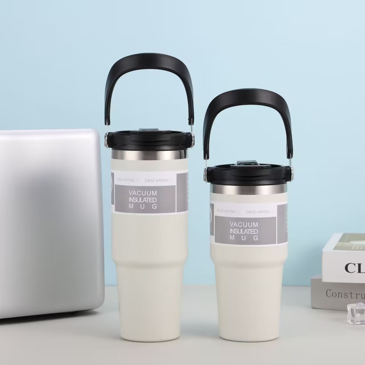 2 Way Flip Stainless Steel Handle Flask 7