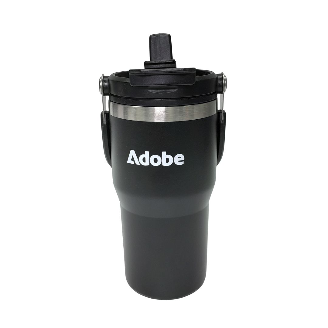 ADOBE 2 Way Flip Stainless Steel Flask Bottle 3